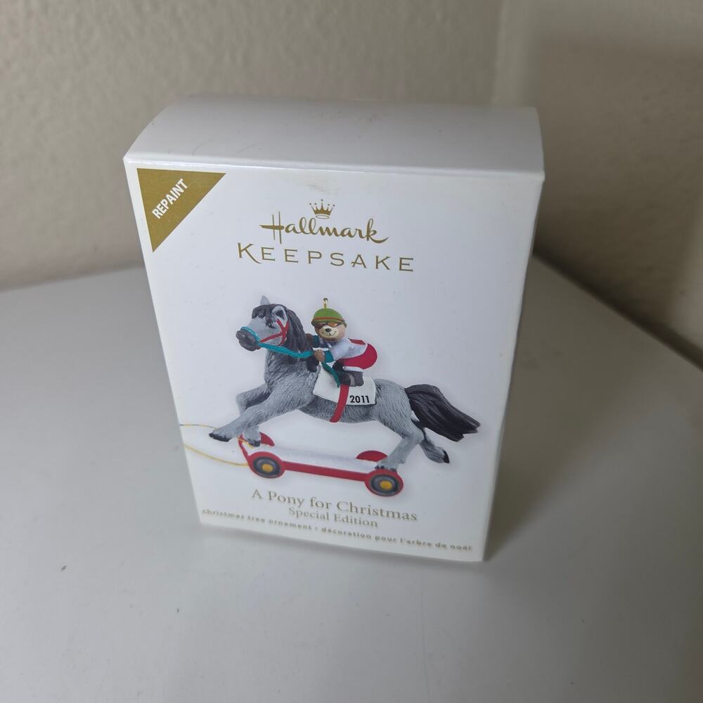 Homework Keepsake 2011 A Pony for Christmas Special Edition Ornament in box